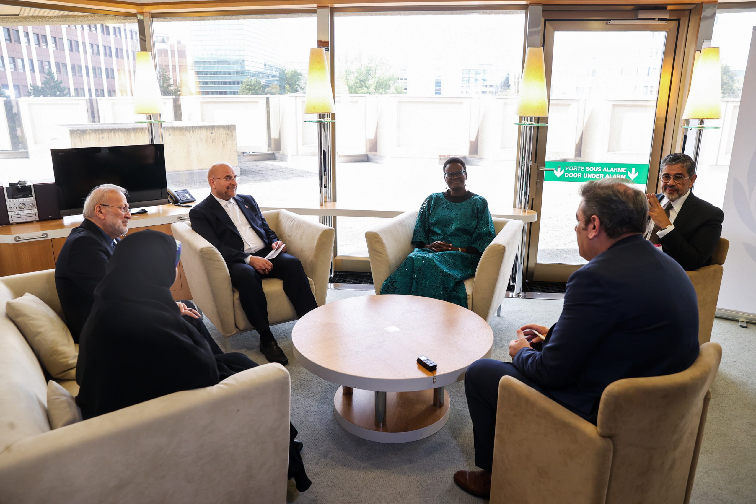  دیدار قالیباف و رئیس اتحادیۀ بین‌المجالس جهانی IPU