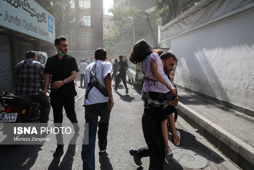 تجاوز رژیم صهیونیستی به منطقه مسکونی غیر نظامی تهران