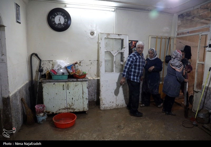 خسارات سیل در محله سیدی مشهد