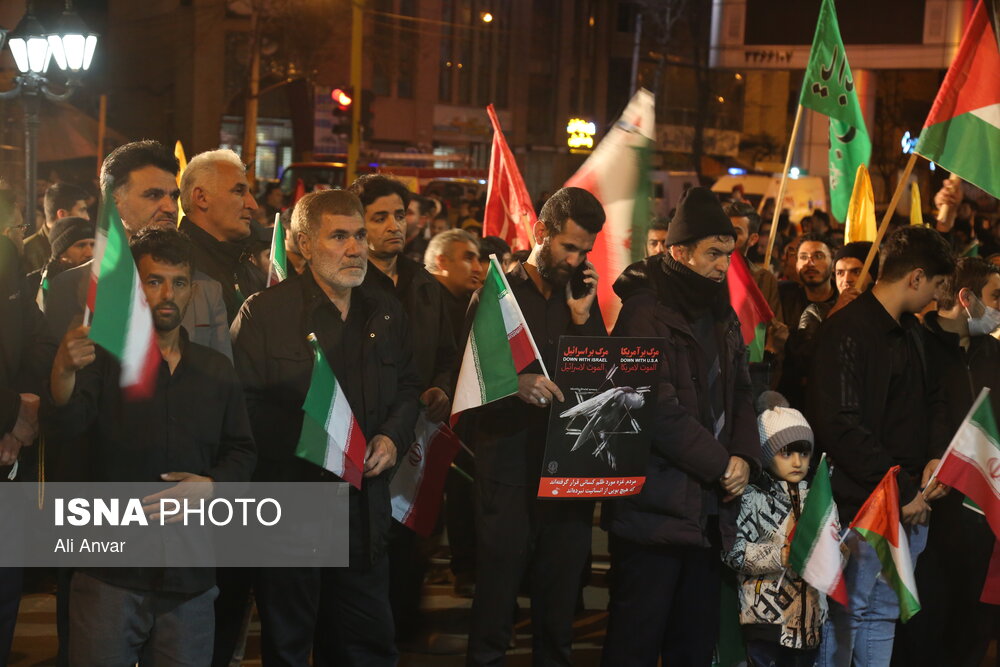 تجمع اعتراضی مردم اردبیل