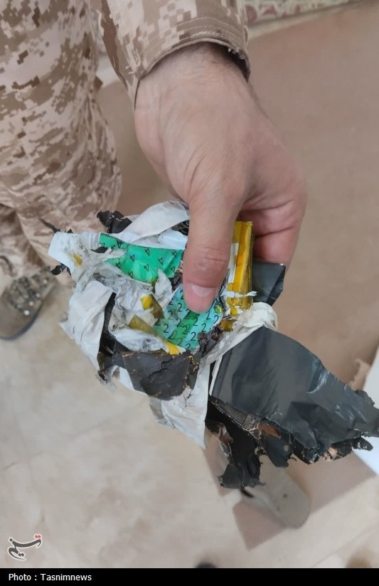 پهپاد ساقط‌شده در قم