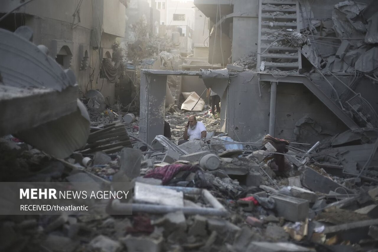 ویرانی‌های غزه در پی حملات وحشیانه رژیم صهیونیستی