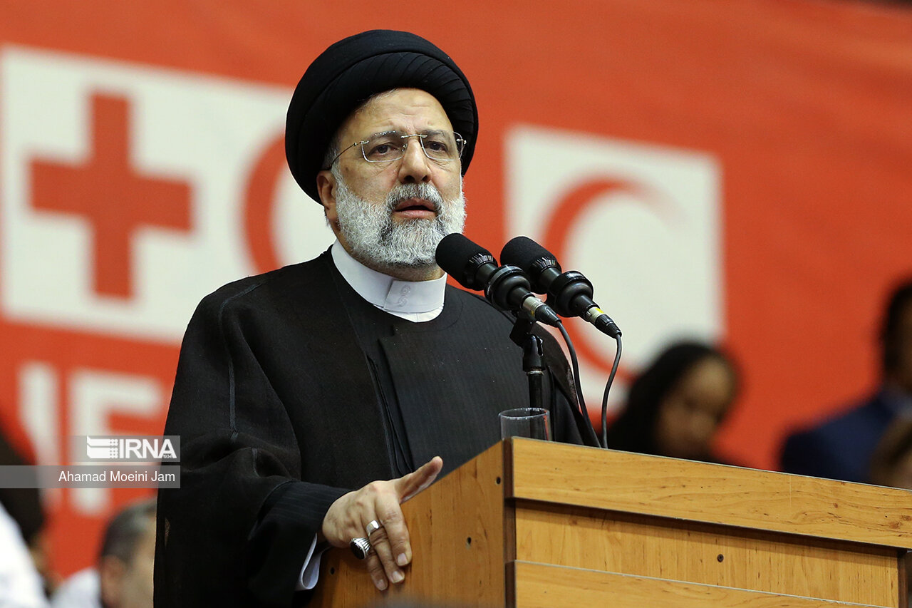 حضور رئیسی در مراسم روز جهانی صلیب سرخ و هلال احمر