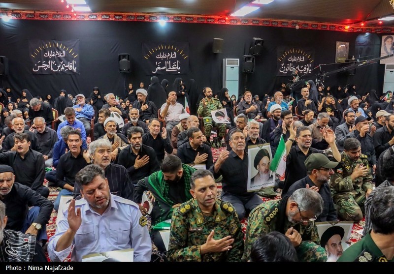 تشییع پیکر ۴ شهید حملات رژیم صهیونیستی در مشهد