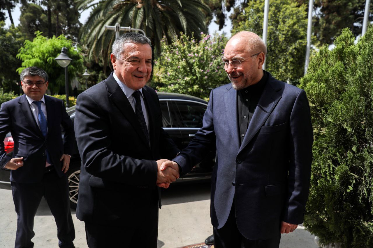 دیدار و گفت‌وگوی قالیباف و نورالدین اسماعیل‌اف