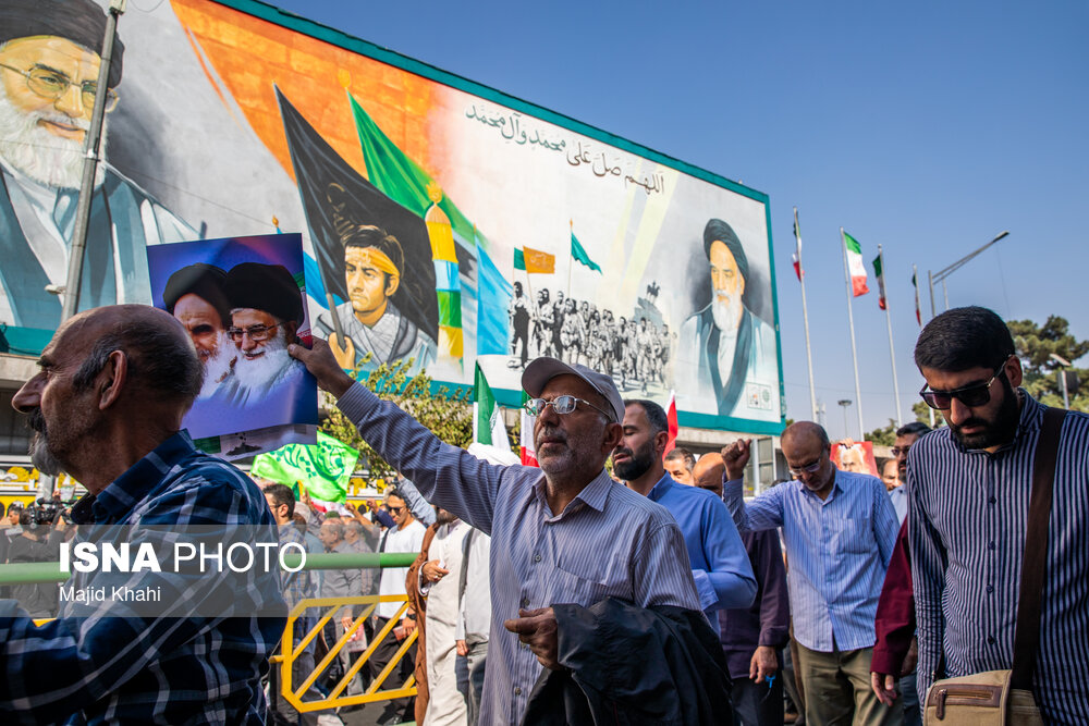 راهپیمایی حمایت از مردم غزه - تهران