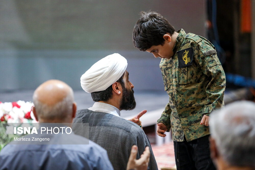 مراسم سالگرد شهادت اسماعیل هنیه و چهلم سردار ایزدی