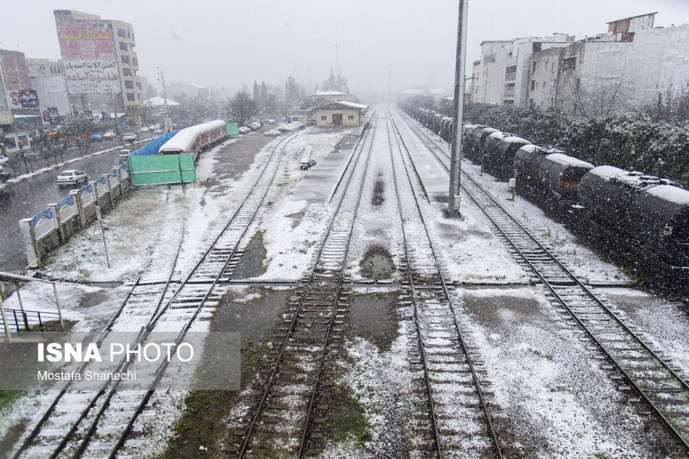 حال و هوای برفی ساری