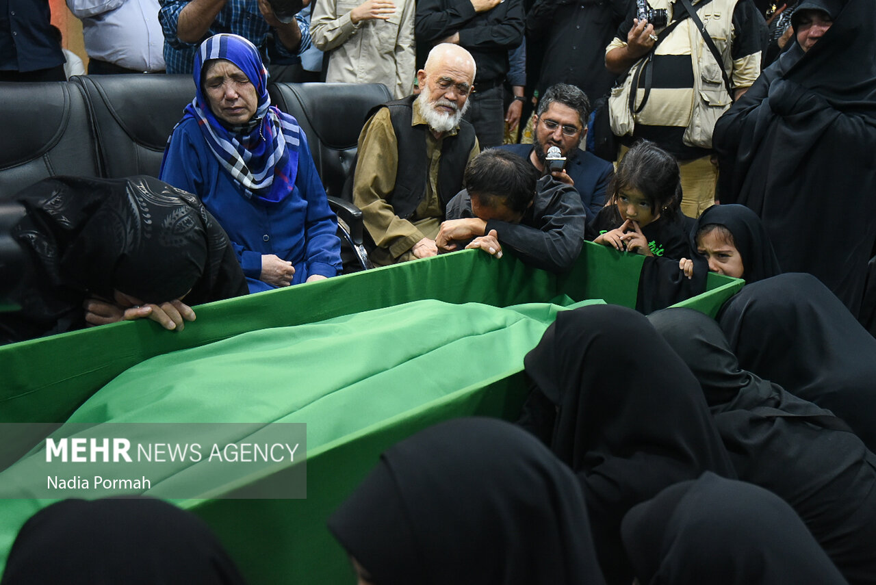 وداع با پیکر مطهر شهید «نورالله نوری» در معراج شهدای تهران