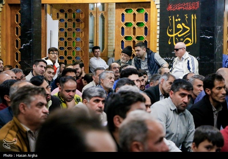 حال و هوای حسینیه اعظم زنجان در ایام شهادت امام جعفرصادق(ع)