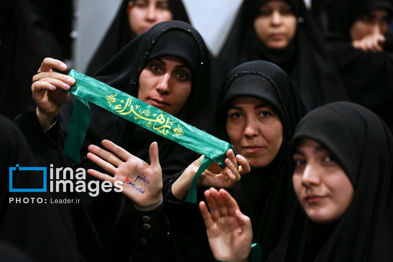 نخستین شب عزاداری ایام فاطمیه با حضور رهبر انقلاب