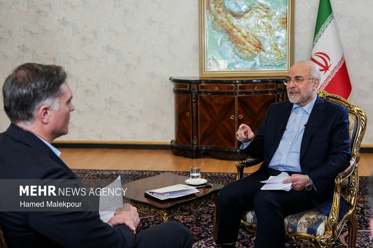 گفت‌وگو شبکه خبری CNN با رئیس مجلس شورای اسلامی