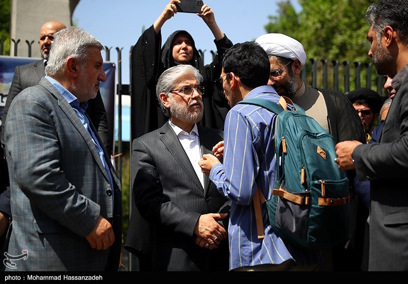 تجمع دانشجویان دانشگاه تهران در حمایت از غزه