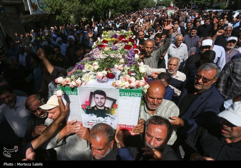 تشییع ۳ شهید حمله رژیم صهیونیستی در نجف آباد اصفهان