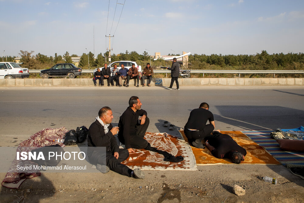 پیاده روی زائران امام رضا
