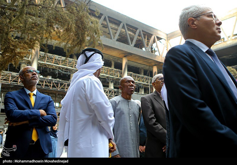 بازدید سفرا از ساختمان شیشه ای صداوسیما