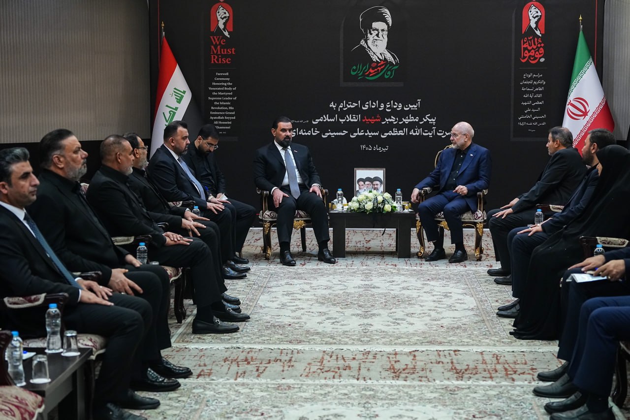 دیدار رئیس مجلس عراق با قالیباف