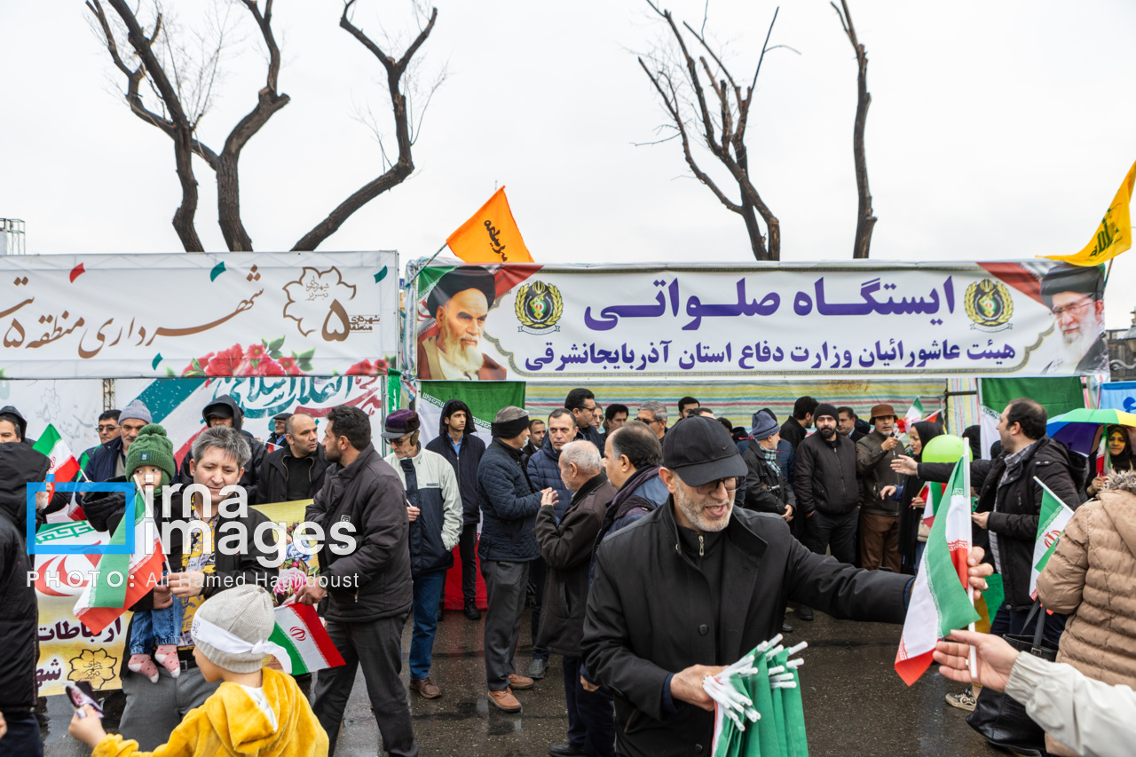 راهپیمایی ۲۲ بهمن در تبریز