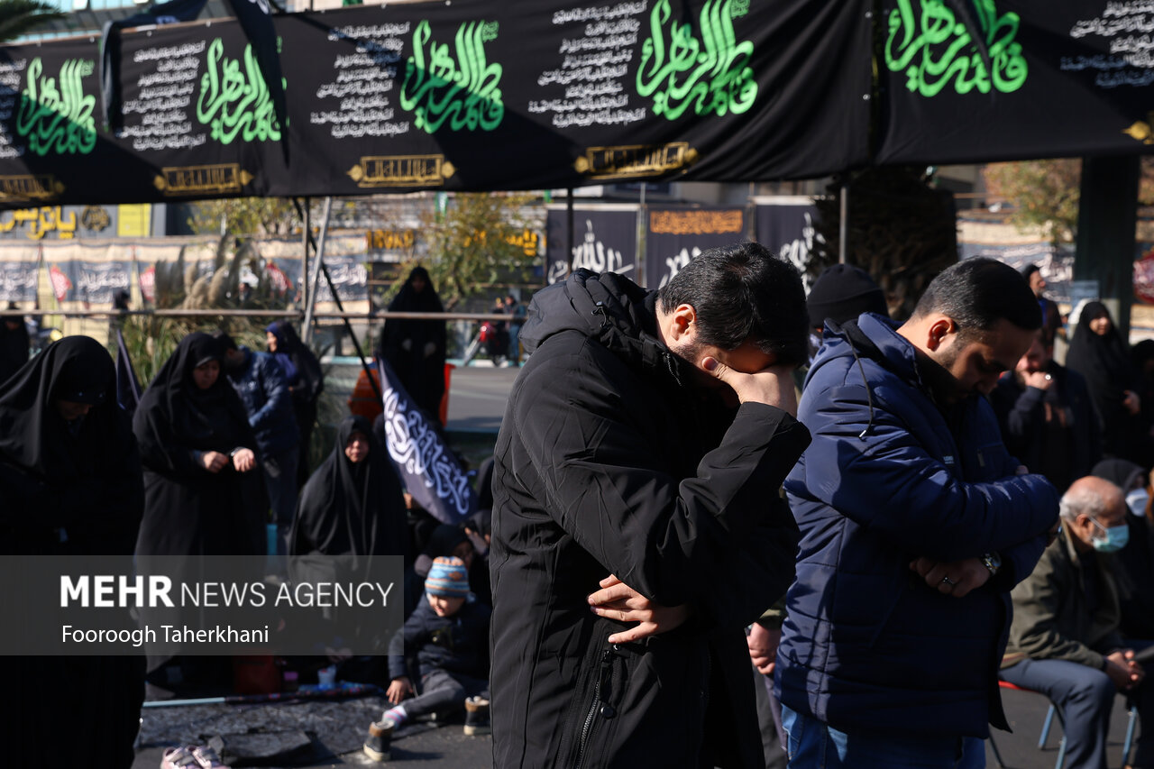 اجتماع بزرگ هیئت های فاطمی در میدان هفت تیر