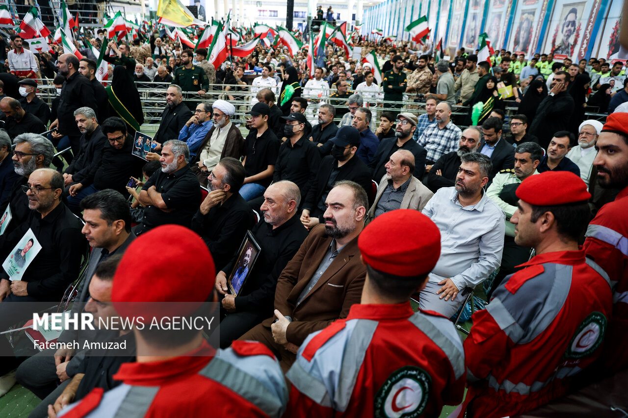 مراسم اربعین شهدای اقتدار ایران
