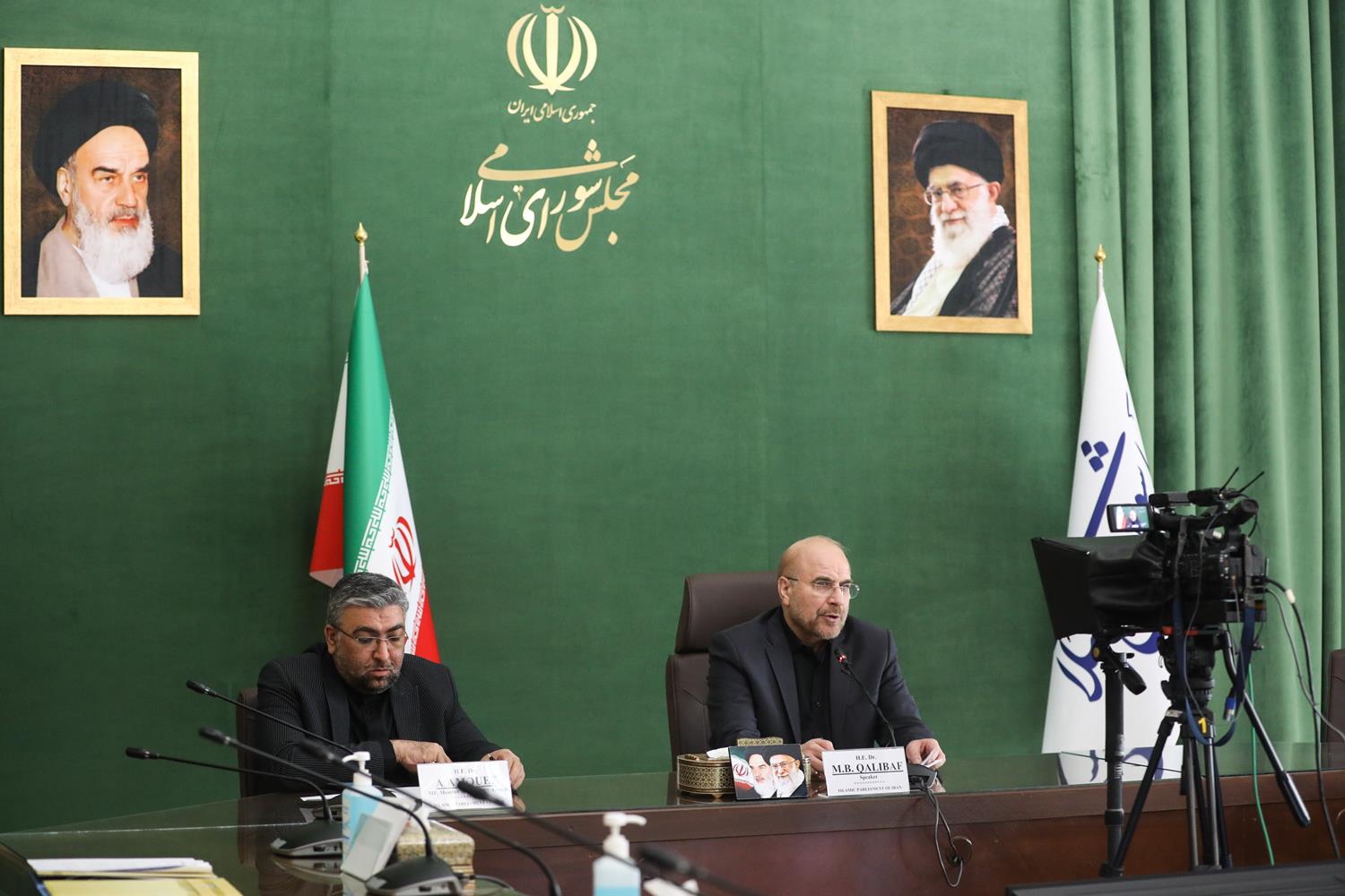 نشست اضطراری کمیته امور فلسطین PUIC با حضور قالیباف