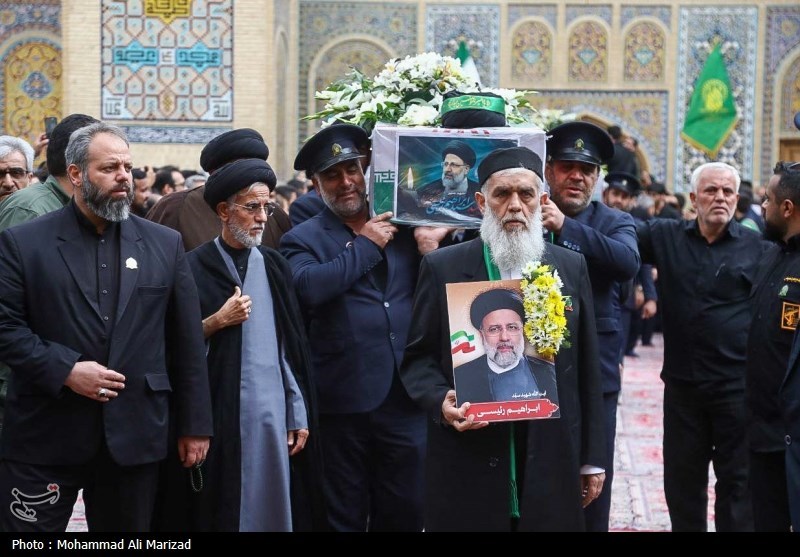 مراسم تشییع شهدای خدمت در قم