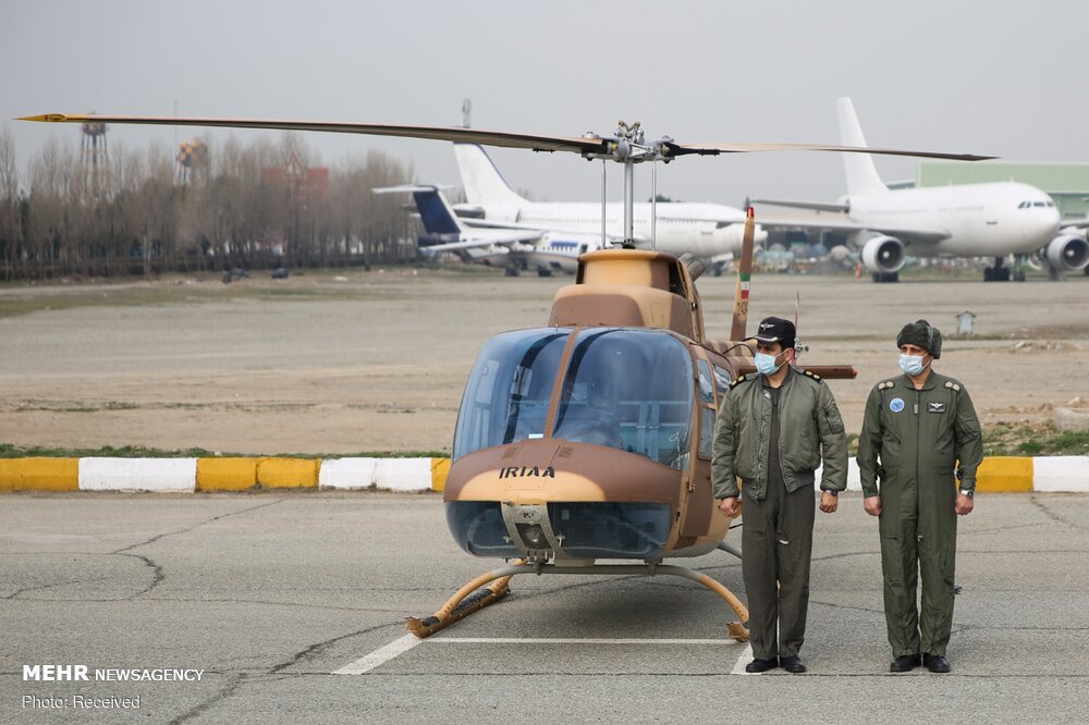 مراسم تحویل هواپیماها و بالگردهای بازامد شده به نیروهای مسلح 