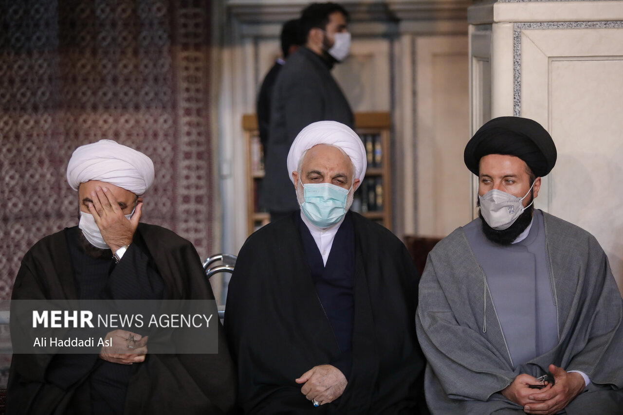 مجلس ترحیم آیت الله محسن مجتهد شبستری