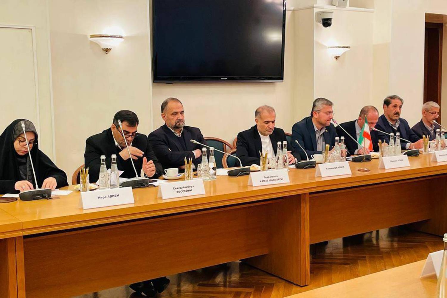 دیدار گروه دوستی پارلمانی ایران با همتایان خود در مجلس دومای روسیه