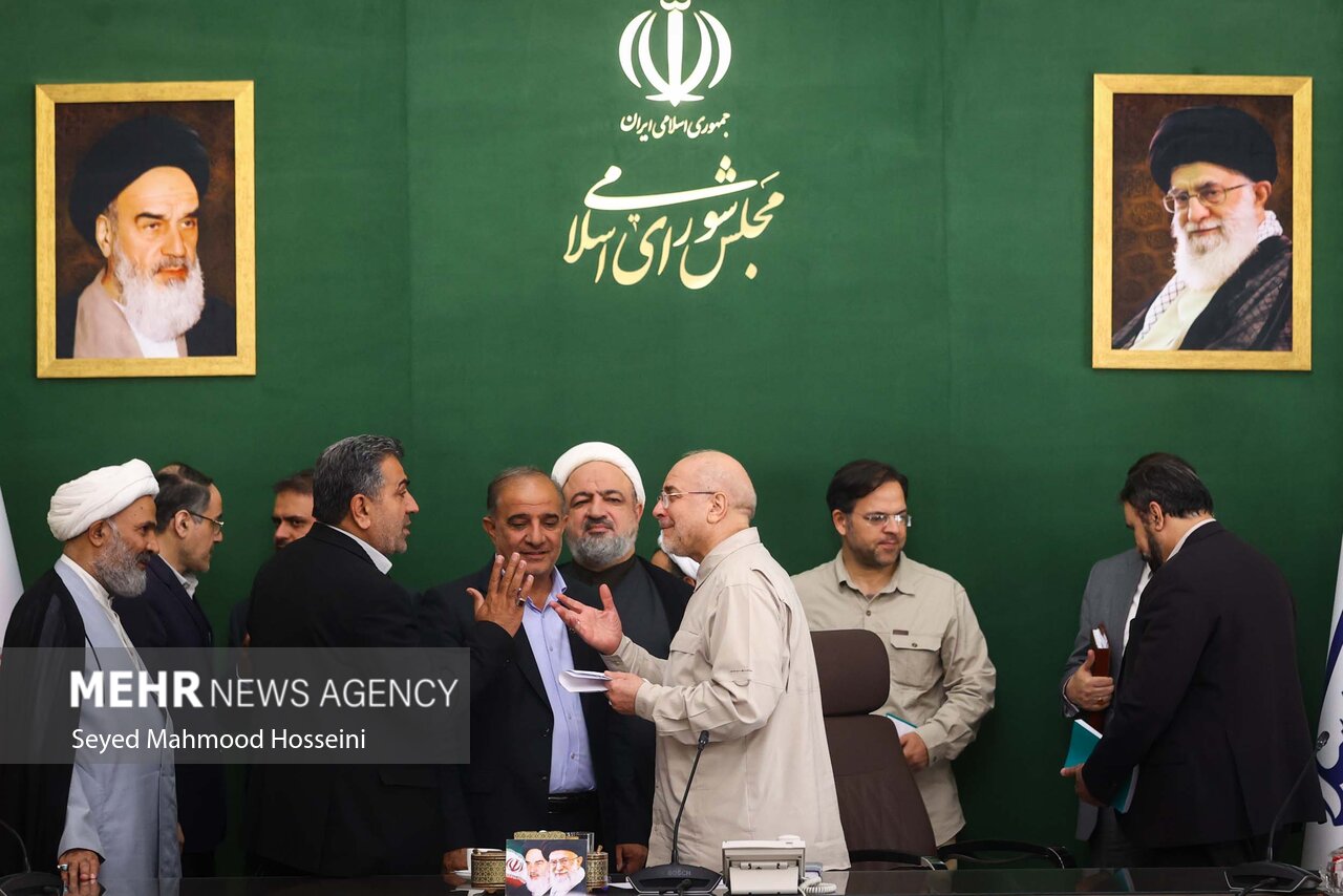 نشست شورای هماهنگی مجلس با حضور قالیباف