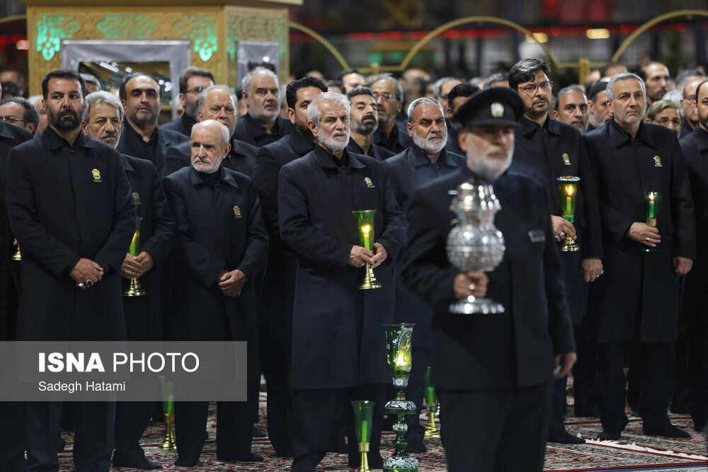 خطبه خوانی شب عاشورا در حرم مطهر رضوی