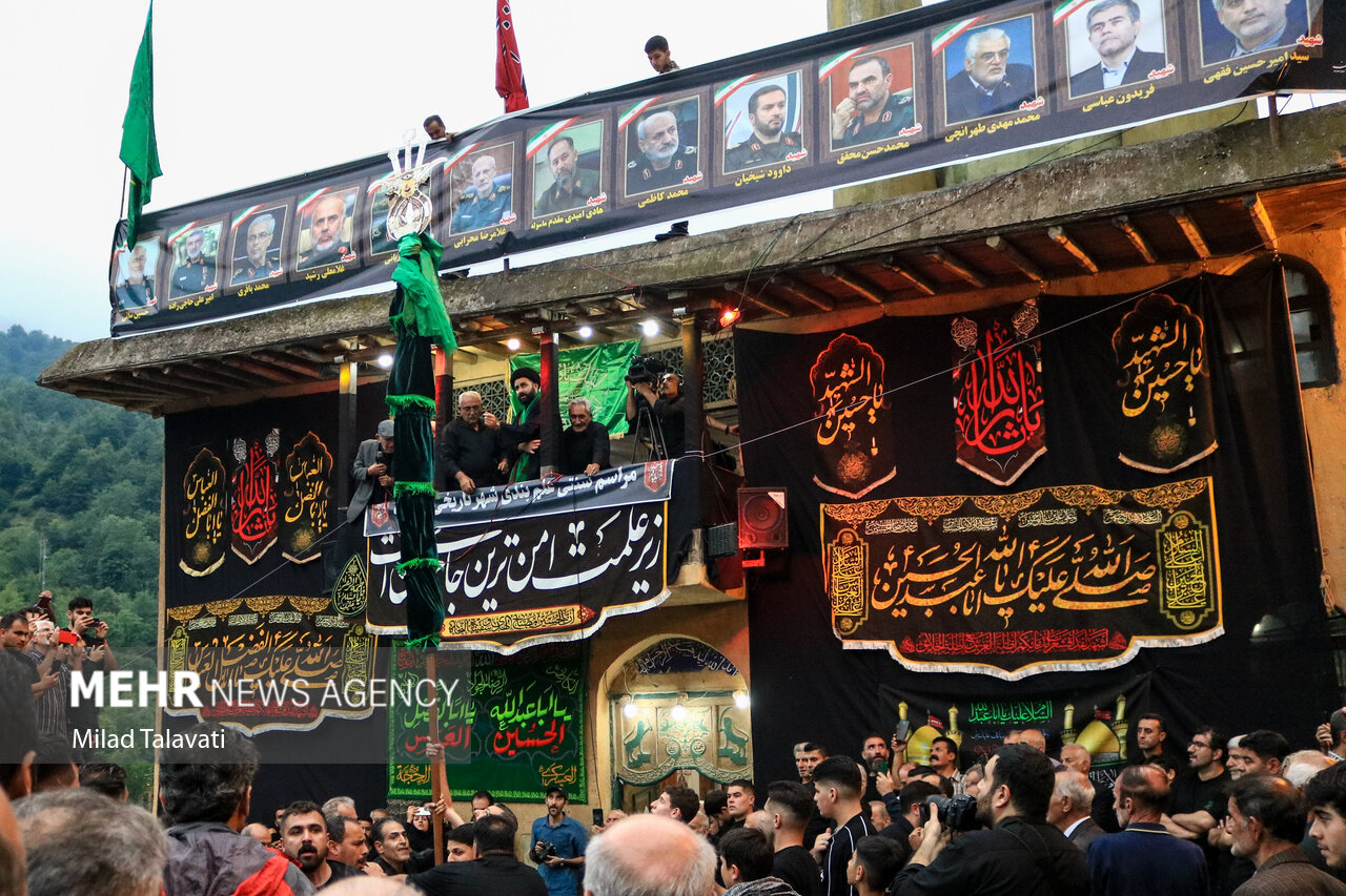 آیین ٨٠٠ ساله علمبندان در ماسوله