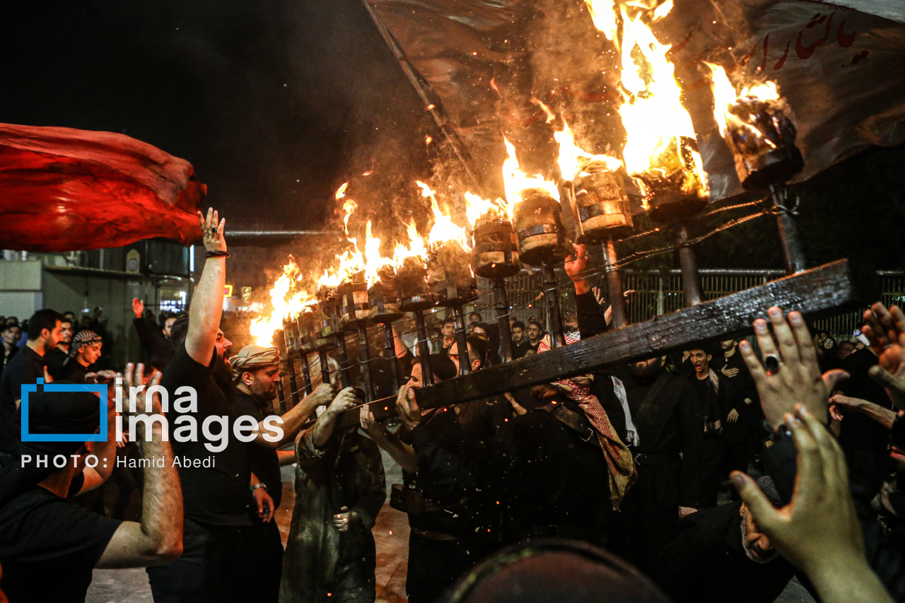 مشعل گردانی نجفی های مقیم قم