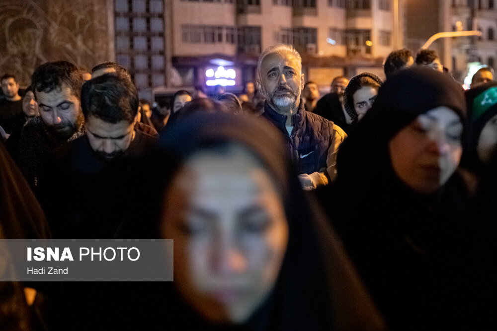مراسم عزاداری در سوگ رهبر شهید انقلاب - تهران
