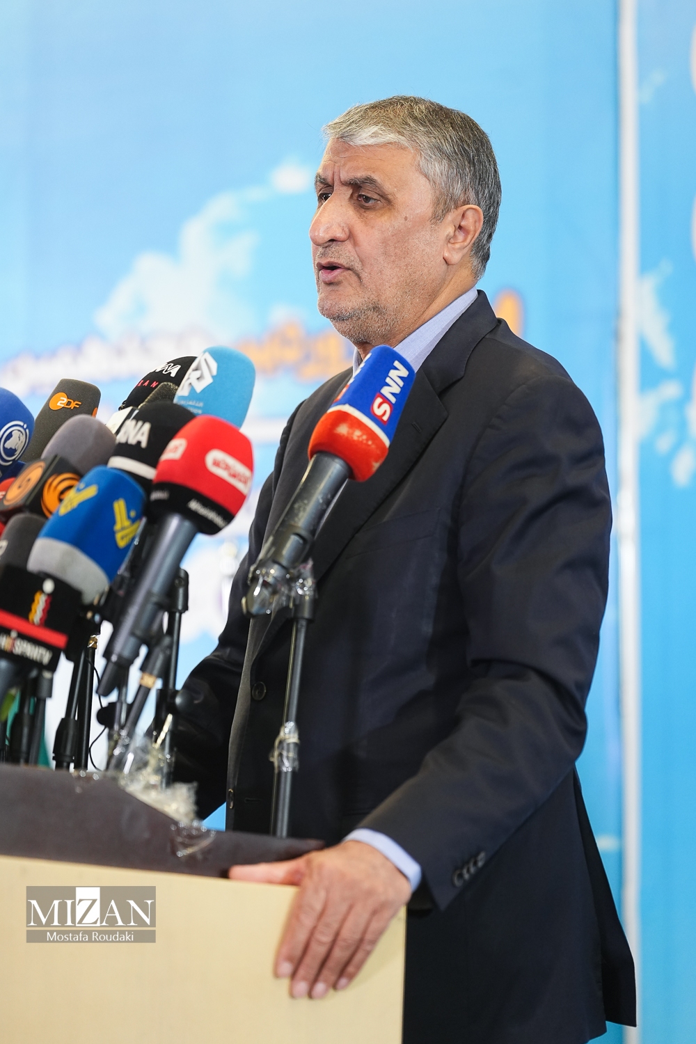 نشست خبری رئیس سازمان انرژی اتمی