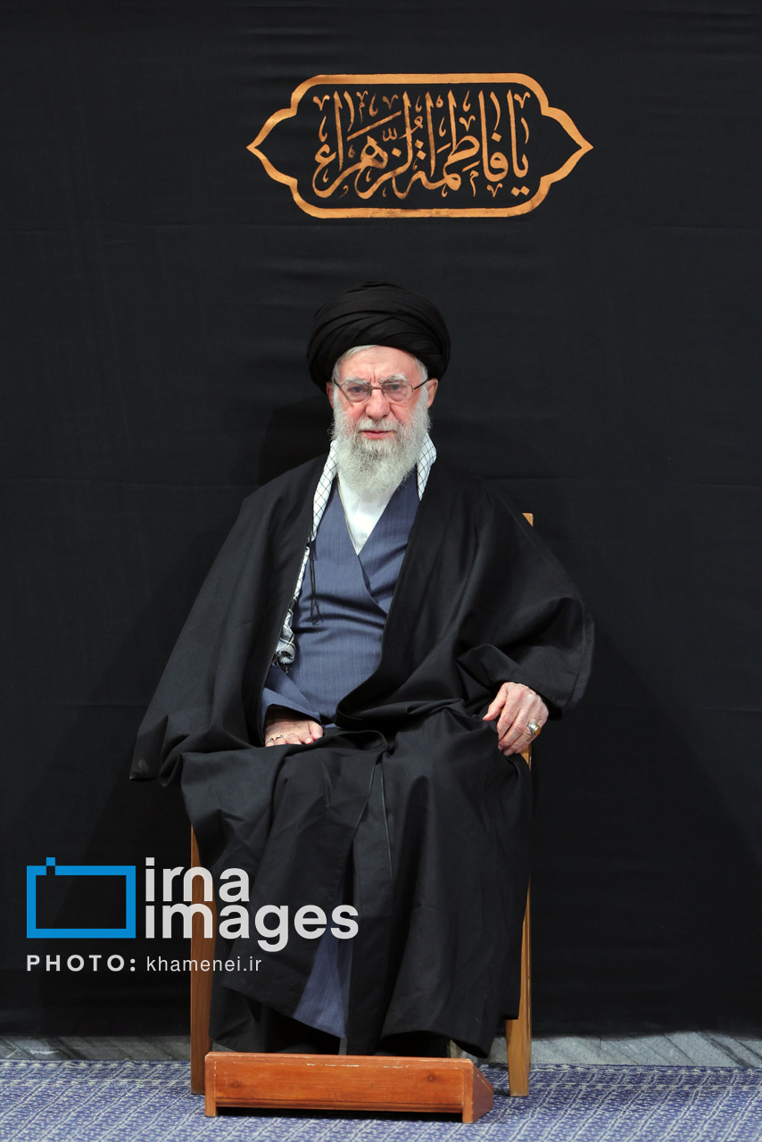 دومین شب عزاداری ایام فاطمیه با حضور رهبر انقلاب