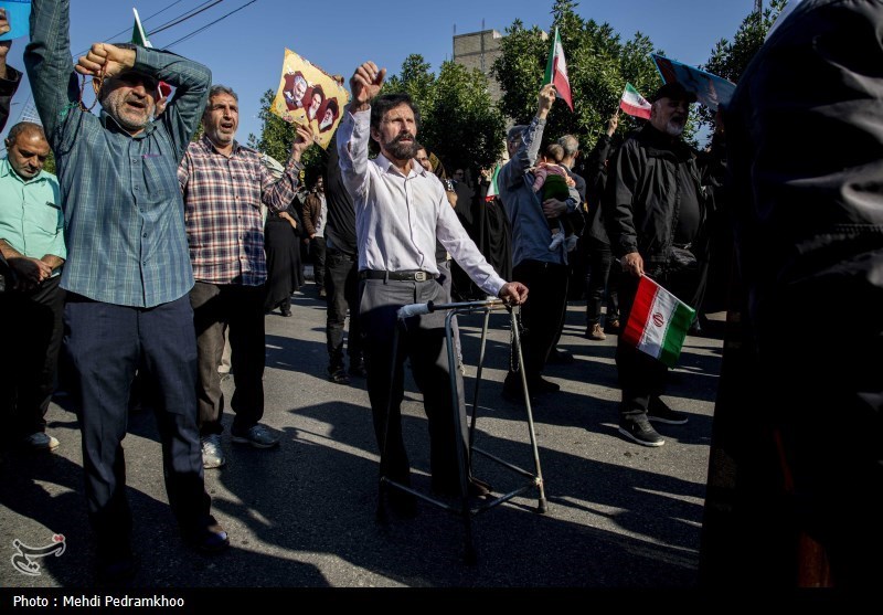 راهپیمایی سراسری محکومیت حمله تروریستی کرمان