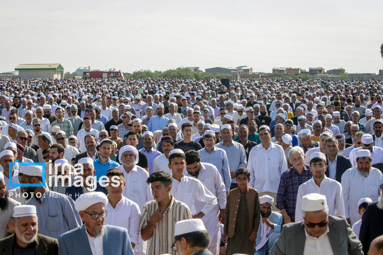نماز عید «قربان» در بندر ترکمن