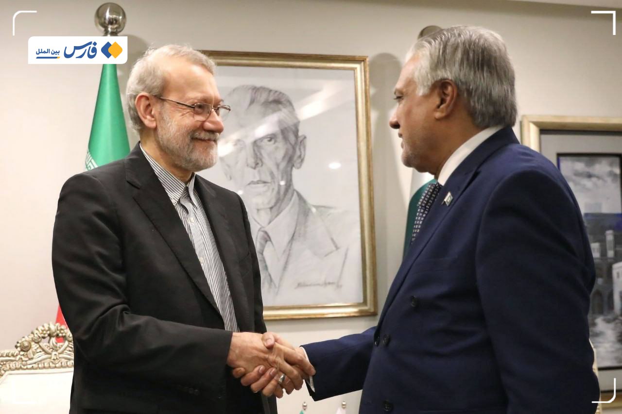 تصاویر بیش‌تر از دیدار لاریجانی با وزیر خارجه پاکستان