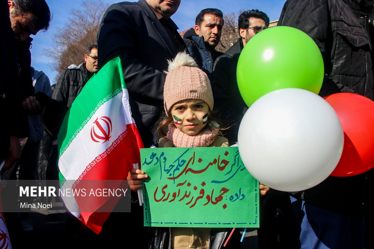  راهپیمایی ۲۲ بهمن در تبریز