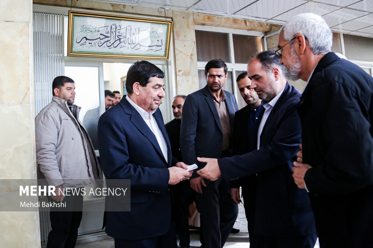 دیدار مخبر با مراجع و علمای قم در سفر یک روزه