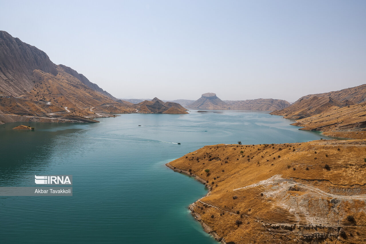 بهره برداری از سد چمشیر با حضور رئیسی