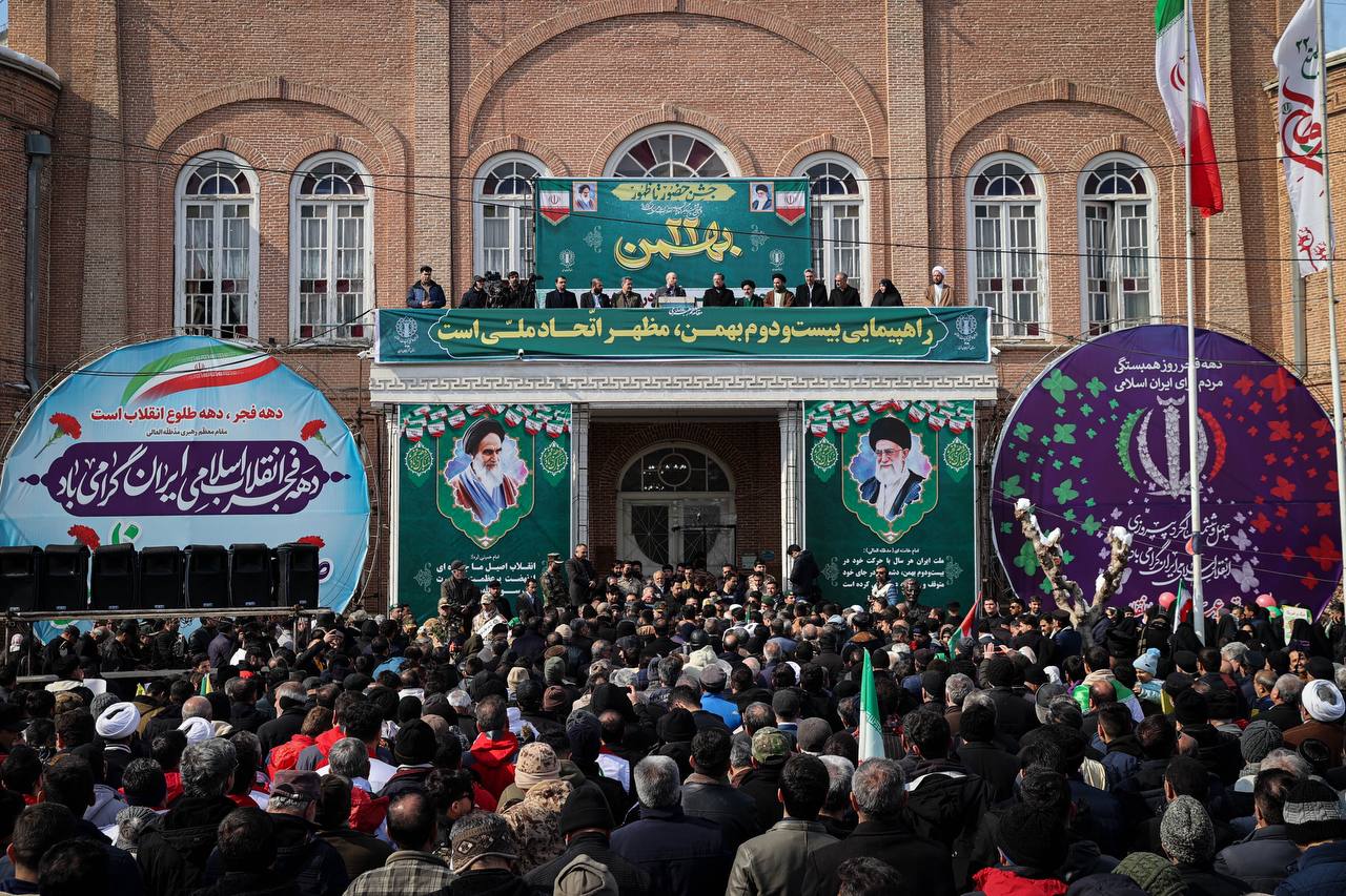 سخنرانی قالیباف در راهپیمایی یوم‌الله بیست‌ودوم بهمن - ارومیه