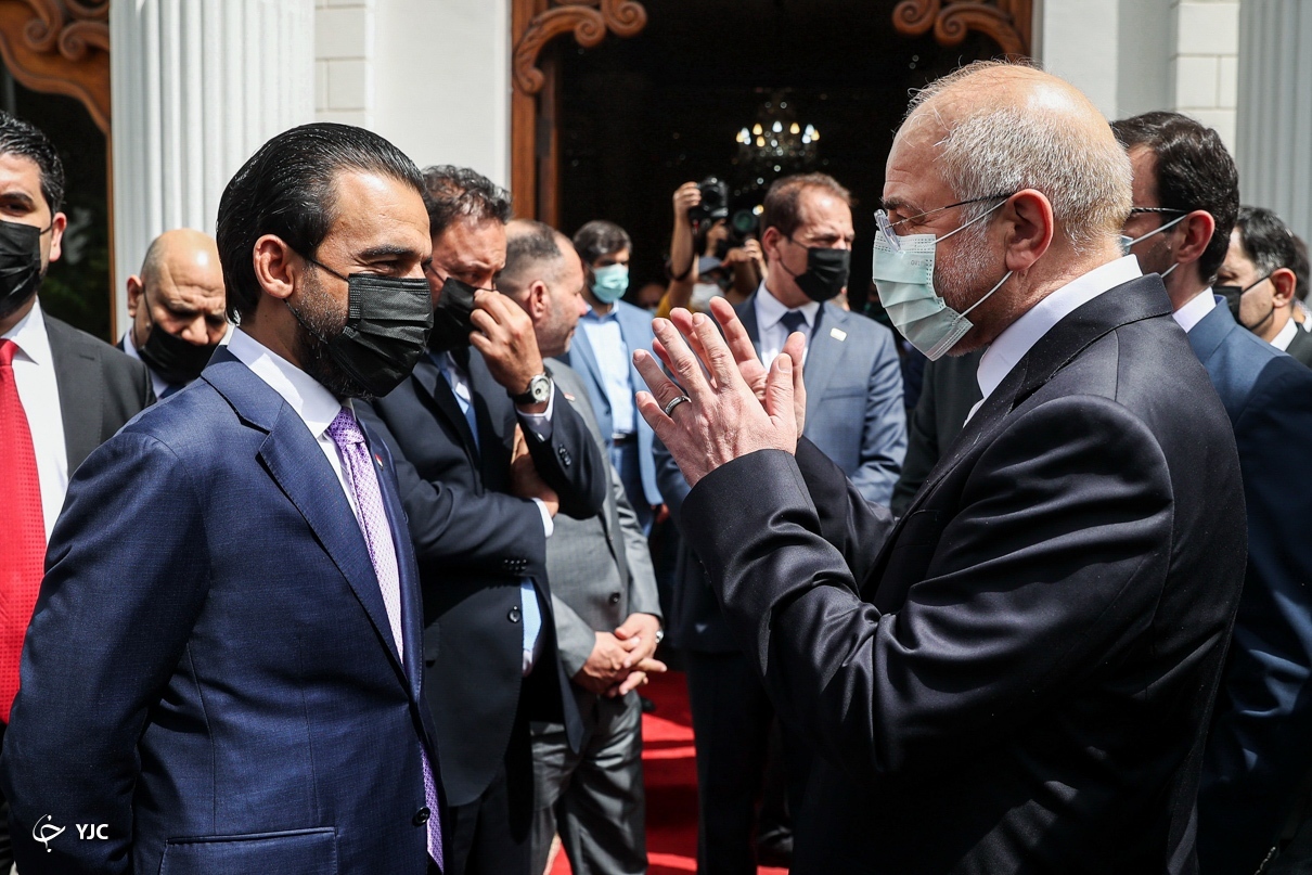 دیدار روسای مجلس ایران و عراق