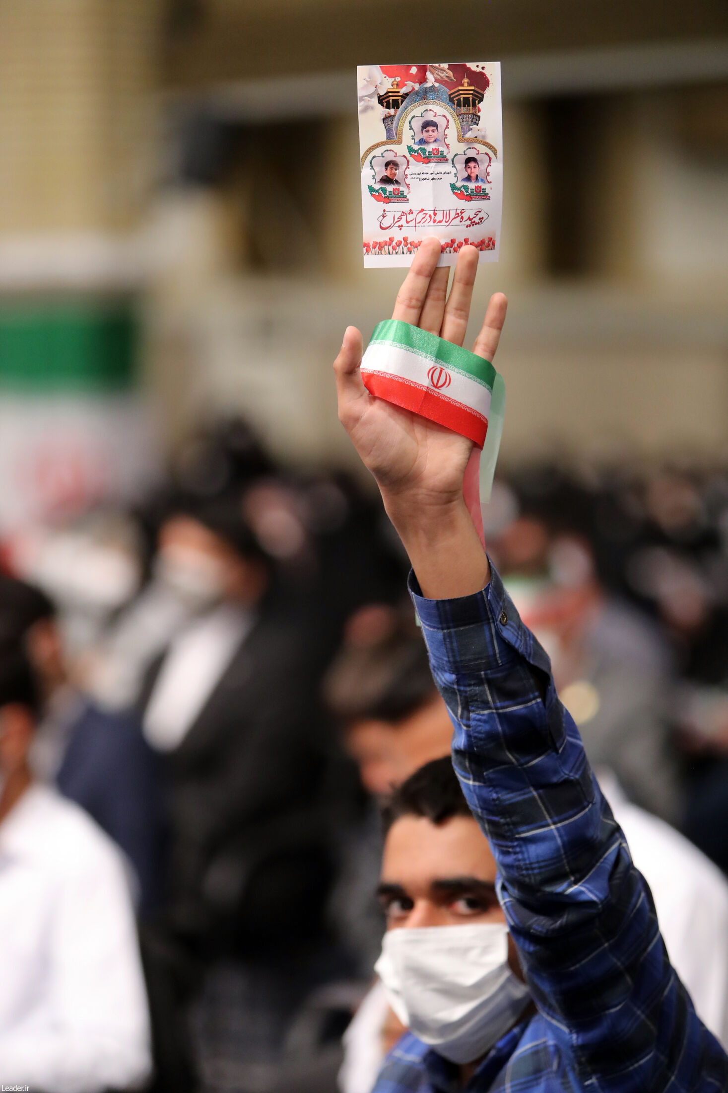 دیدار دانش‌آموزان با رهبر انقلاب