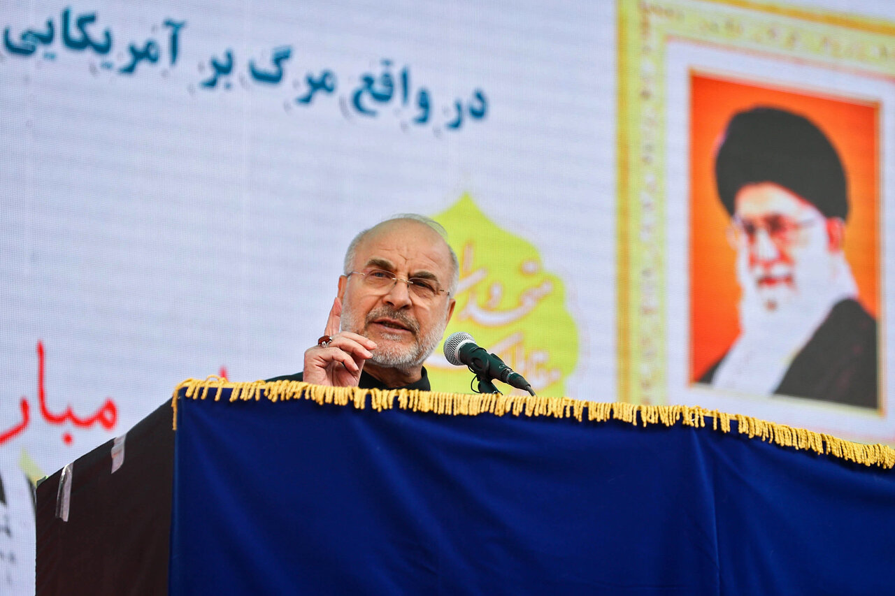 سخنرانی قالیباف در مراسم یوم‌الله ۱۳ آبان