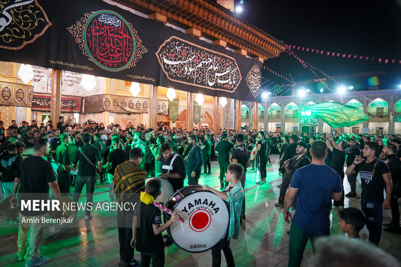 عزاداری شب تاسوعای حسینی در شیراز