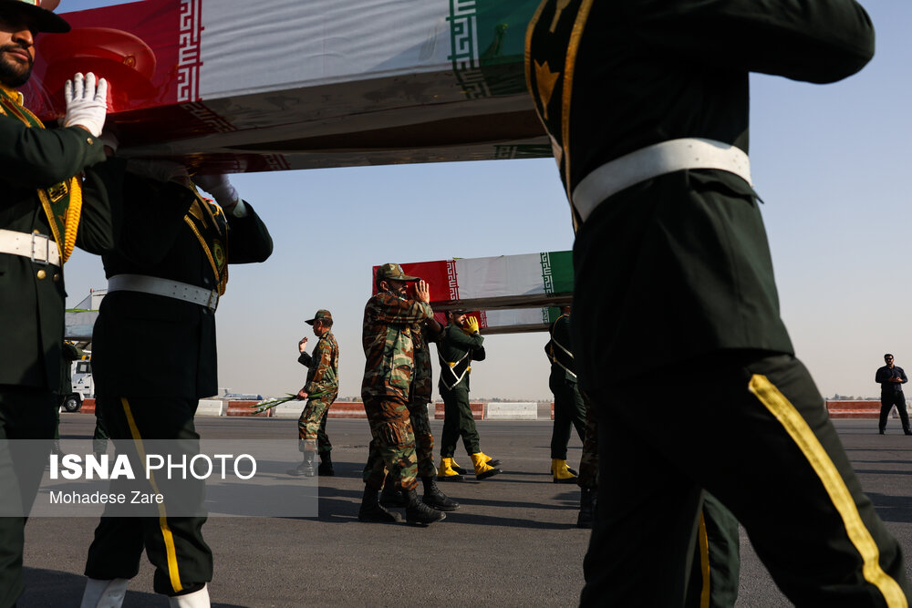 آیین استقبال از پیکرهای مطهر شهدای گمنام - مشهد