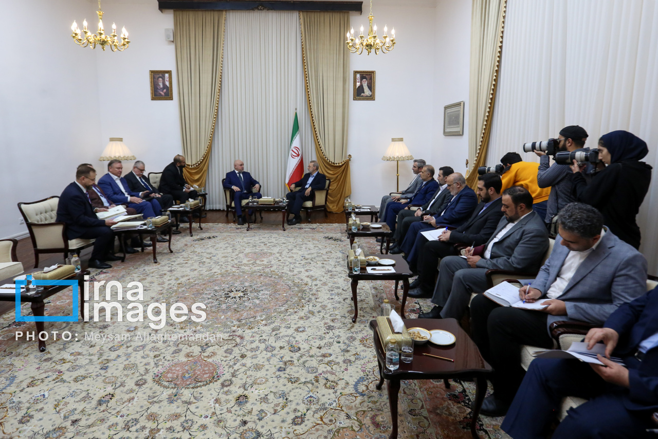 دیدار وزیر انرژی روسیه با لاریجانی