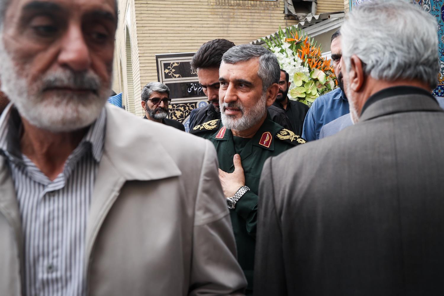 حضور قالیباف در مراسم ترحیم سردار شهید حسین خالقی